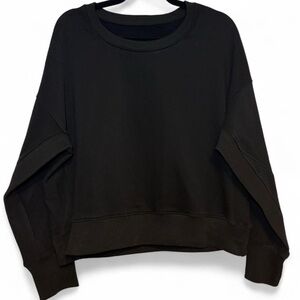 Basic Black Oversized Sweatshirt